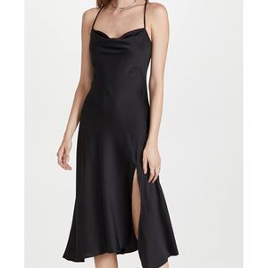 NWT ASTR The Label Gaia Midi Slip Dress sz M
